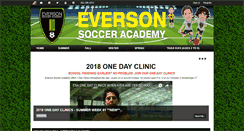 Desktop Screenshot of eversonsoccer.com